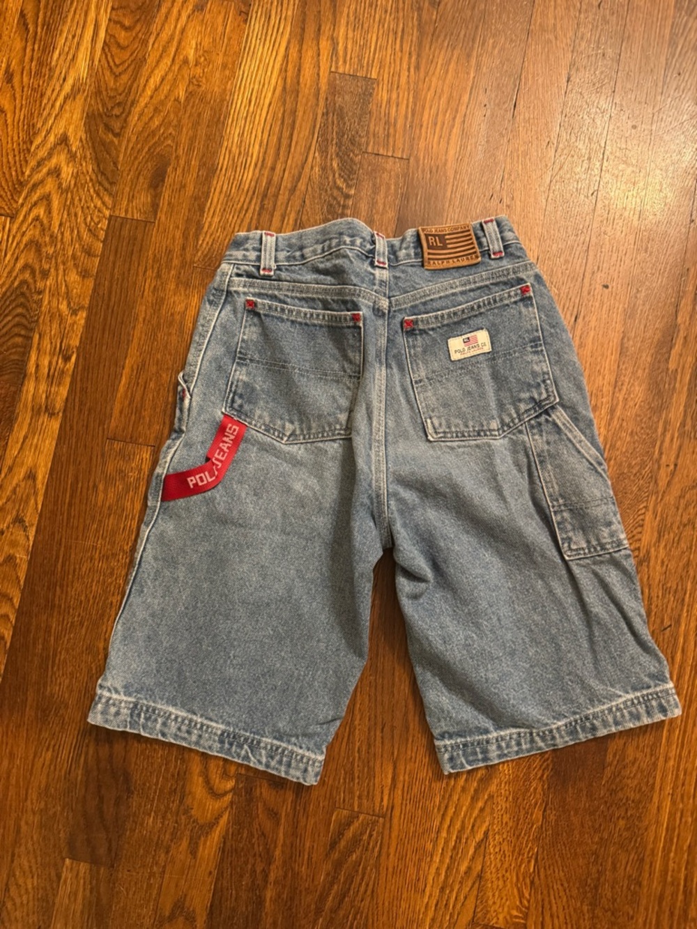Vintage Y2K polo by Ralph Lauren carpenter jean jorts size women’s 12
